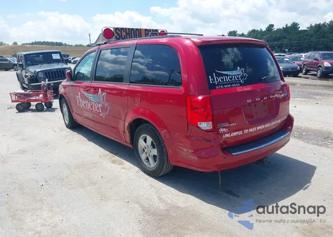 2012 Dodge Grand Caravan Sxt из США, поврежденный, VIN 2C4RDGCGXCR210970